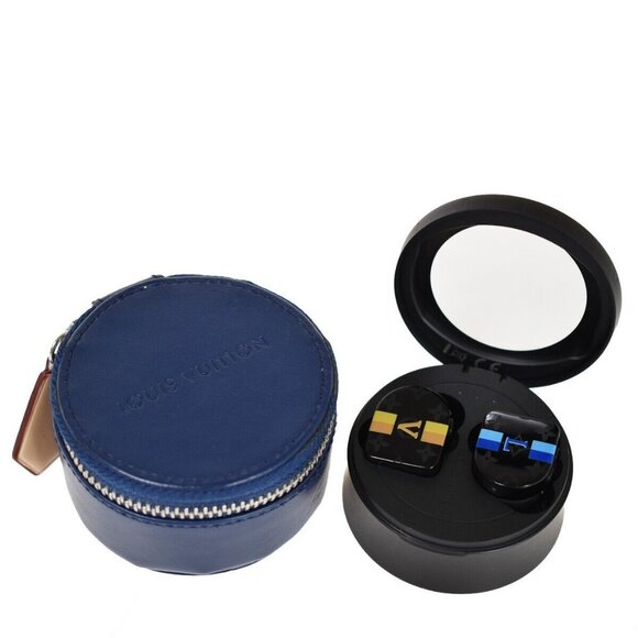 LOUIS VUITTON Horizon Wireless Earphones Case Set Bluetooth QAB040 Black - Picture 1 of 16